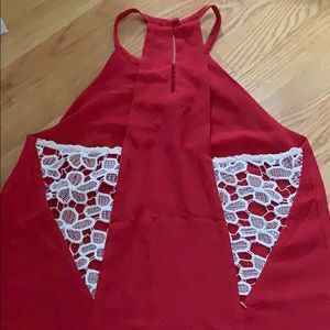Very cute red tank top
